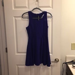 Design Lab Purple Cutout Dress